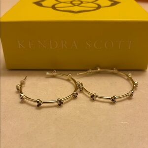 Kendra Scott Gold Hoop Earrings